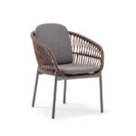 sedia bari anthracite grattoni | garden peticca shop online